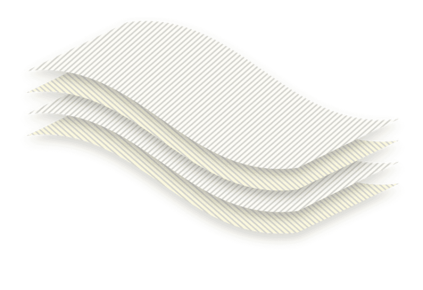 Layered Drape Instead of Rigid Bulk